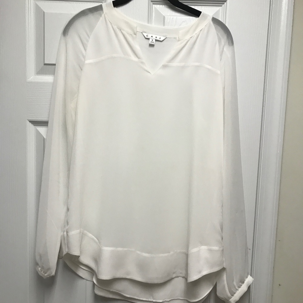 Cabi white blouse